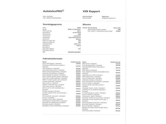 Bmw 5-serie 520i high executive 2012 automaat, 93-tlg-3 - afbeelding 22 van  28