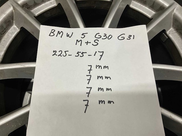 Bmw 5 serie, g30, g31 wiel (4x) - afbeelding 5 van  5