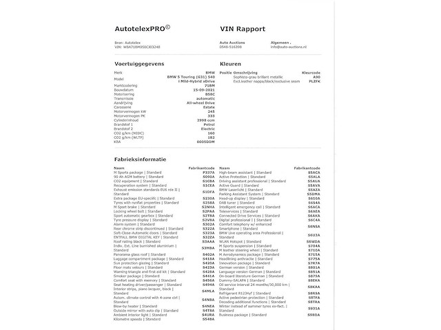 Bmw 5-serie touring 540i xd business edition plus automaat 2021, s-205-kf - afbeelding 28 van  35