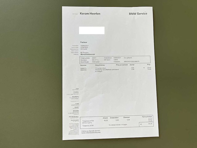 Bmw 520i luxury edition 184pk 2016 (origineel-nl) 5-serie f10, kk-611-l - afbeelding 14 van  16