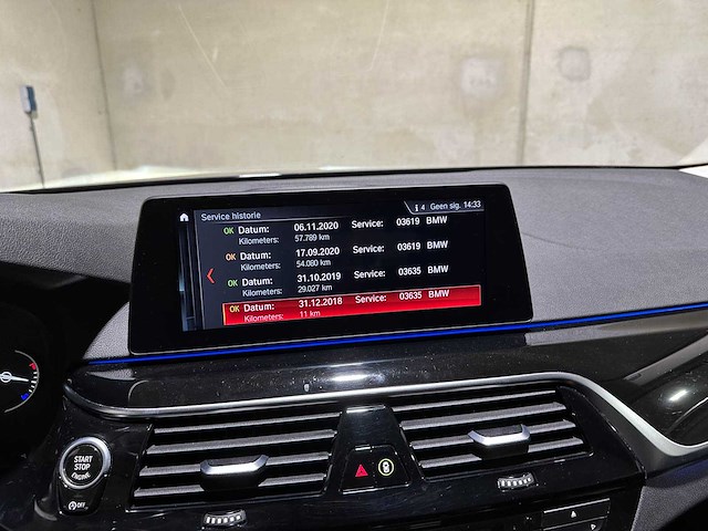 Bmw 520i touring high executive sport-line 5-serie 184pk 2019 (origineel-nl), xg-208-v - afbeelding 3 van  20