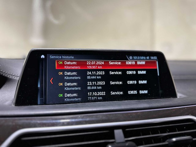 Bmw 750li xdrive high executive 4.4 v8 7-serie g12 449pk 2017, xf-396-x - afbeelding 45 van  103