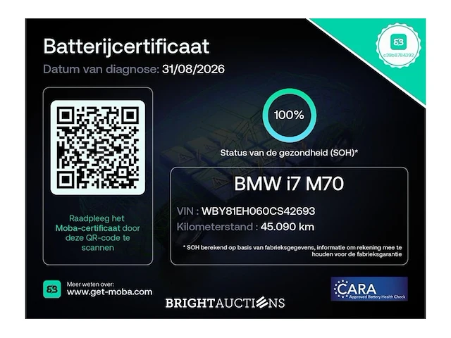 Bmw i7 m70 xdrive 106 kwh 2024 (origineel-nl), gjj-06-b - afbeelding 60 van  62