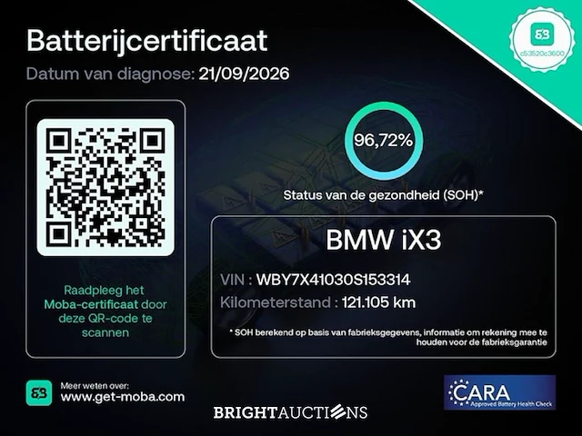 Bmw ix3 high executive 80 kwh 286pk 2021 (origineel-nl), n-213-vs - afbeelding 21 van  44