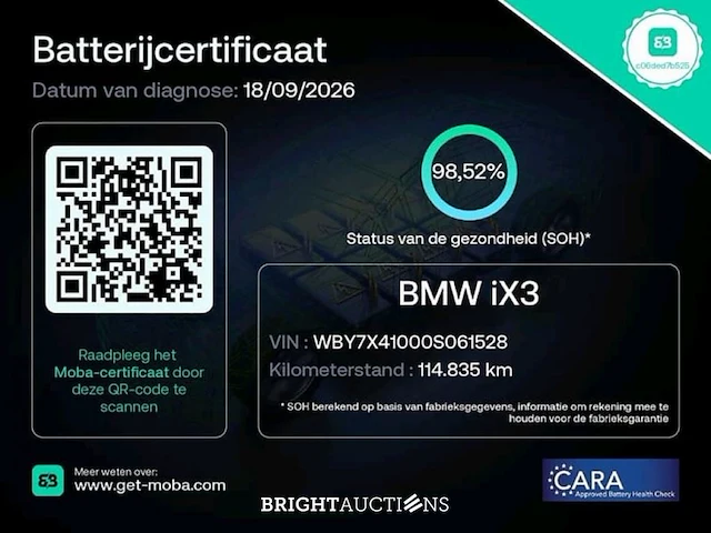 Bmw ix3 high executive 80 kwh 286pk 2021 (origineel-nl), n-697-sl - afbeelding 20 van  38