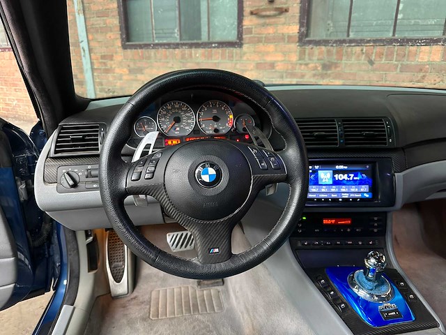 Bmw m3 e46 cabriolet 3.2 343pk s54b32 343pk 2002 youngtimer - afbeelding 19 van  43