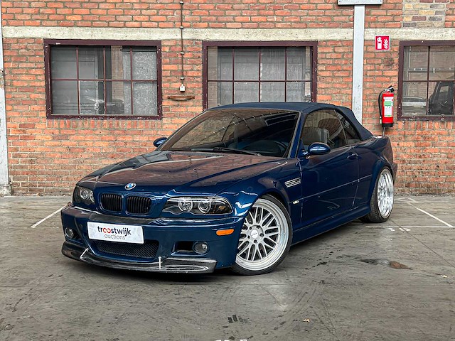 Bmw m3 e46 cabriolet 3.2 343pk s54b32 343pk 2002 youngtimer - afbeelding 12 van  43