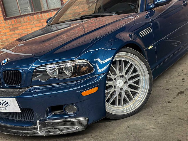 Bmw m3 e46 cabriolet 3.2 343pk s54b32 343pk 2002 youngtimer - afbeelding 34 van  43
