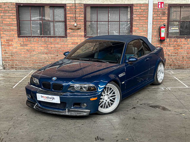 Bmw m3 e46 cabriolet 3.2 343pk s54b32 343pk 2002 youngtimer - afbeelding 19 van  37