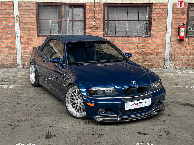 Bmw m3 e46 cabriolet 3.2 343pk s54b32 343pk 2002 youngtimer - afbeelding 42 van  43