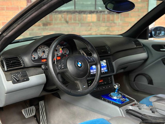 Bmw m3 e46 cabriolet 3.2 343pk s54b32 343pk 2002 youngtimer - afbeelding 10 van  43