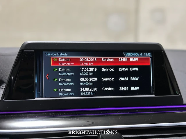 Bmw m550i xdrive high executive 4.4 v8 462pk 2017 5-serie, l-483-sf - afbeelding 38 van  64