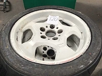 Bmw velgen met slikbanden (4x) - afbeelding 2 van  3