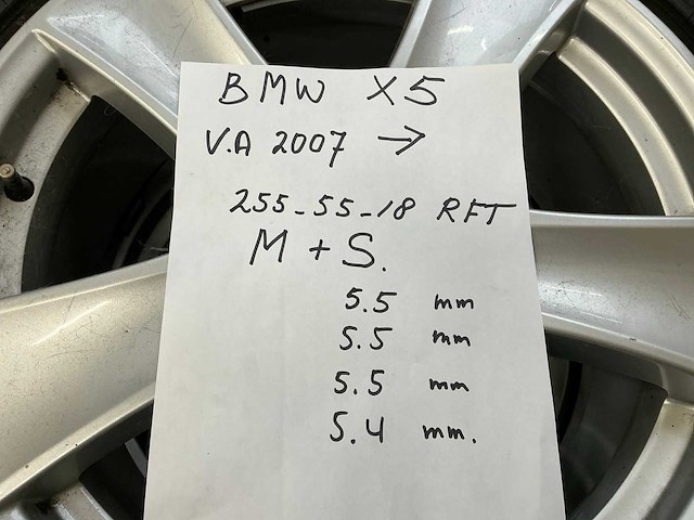 Bmw x5 wiel (4x) - afbeelding 6 van  6
