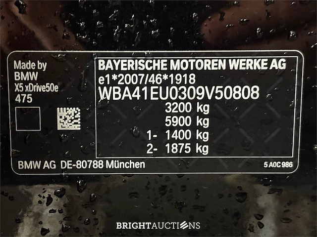 Bmw x5 xdrive50e m sport 510pk 2024 (origineel-nl), z-862-fk - afbeelding 37 van  44