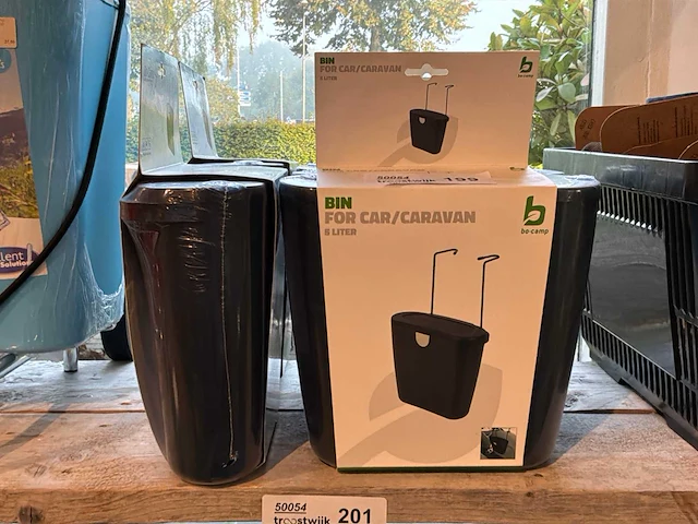 Bo-camp auto / caravan 5l prullenbak (5x) - afbeelding 2 van  3