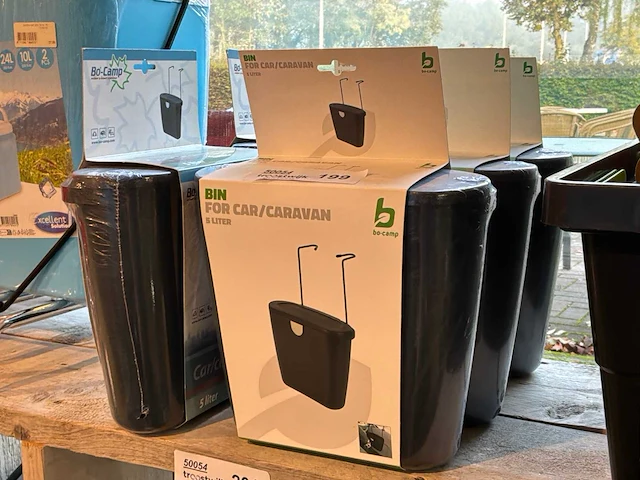 Bo-camp auto / caravan 5l prullenbak (5x) - afbeelding 2 van  2