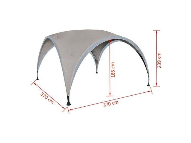 Bo-camp bo-garden party shelter partytent medium - afbeelding 2 van  4
