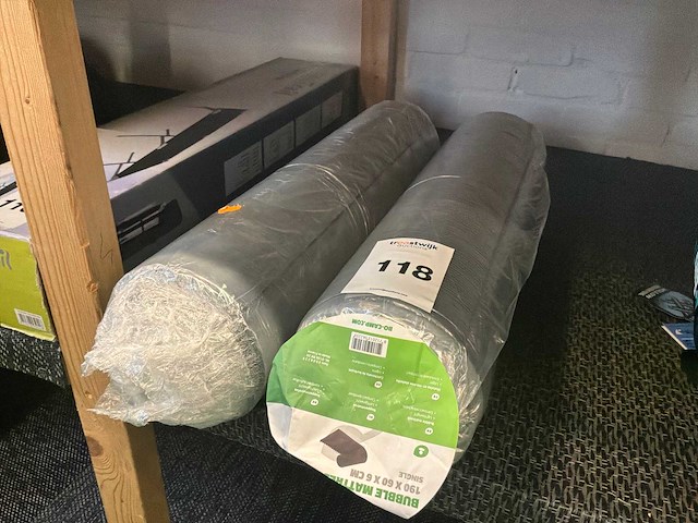 Bo-camp bubble matras luchtbed (2x) - afbeelding 1 van  2