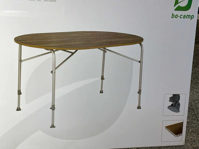 Bo-camp feather oval kampeertafel - afbeelding 1 van  4