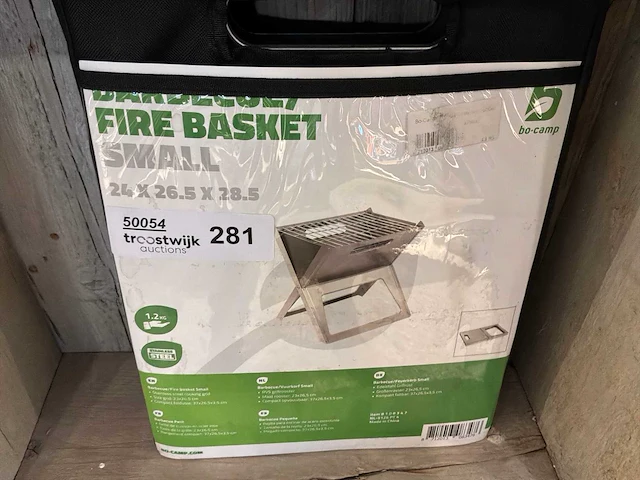 Bo-camp fire basket houtskool bbq - afbeelding 1 van  2