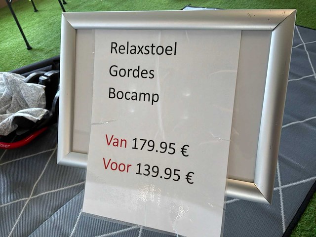 Bo-camp gordes inklapbare loungestoel - afbeelding 6 van  6
