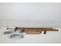 Bo-camp hangmatstandaard hardhout bruin - afbeelding 3 van  3