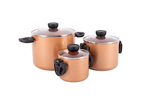 Bo-camp industrial pannenset slauson compact 3 3delig - afbeelding 1 van  5