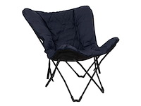 Bo-camp industrial vlinderstoel himrod l blauw - afbeelding 2 van  2