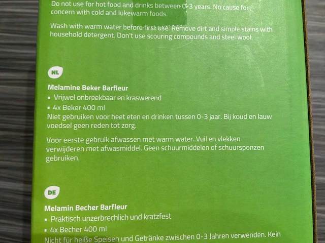 Bo-camp melamine bekers (20x) - afbeelding 2 van  3