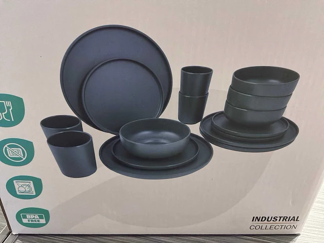 Bo-camp melamine servies (2x) - afbeelding 2 van  3