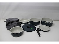 Bo-camp pannenset camping 7-delig keramische coating aluminium - afbeelding 3 van  4