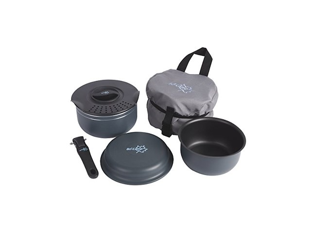 Bo-camp pannenset trekking 5delig aluminium - afbeelding 1 van  3