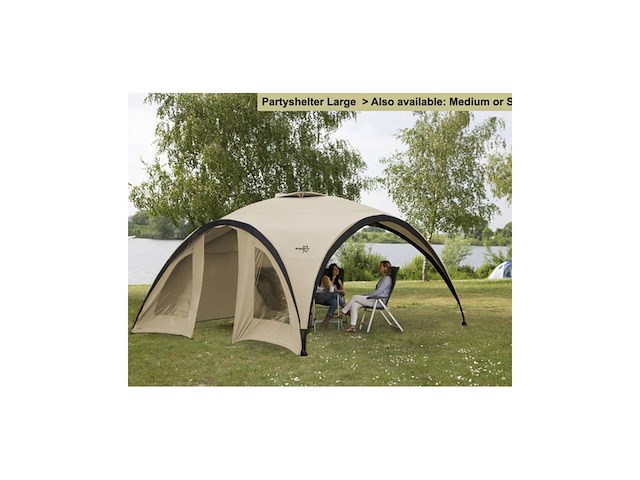 Bo-camp party shelter small beige - afbeelding 3 van  5
