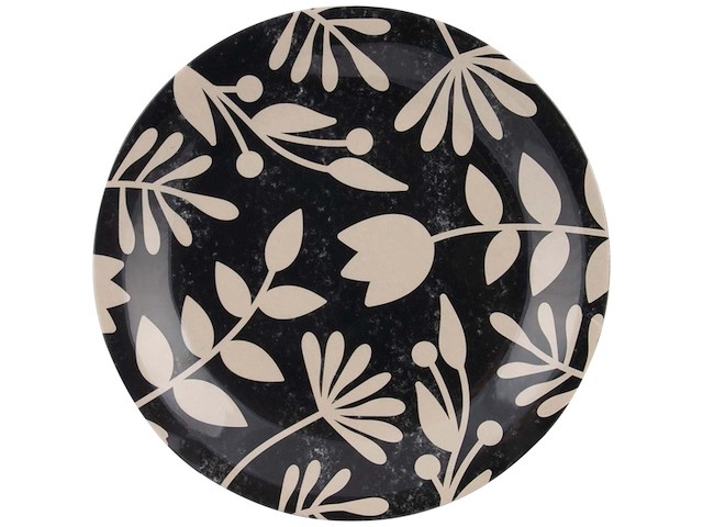 Bo-camp servies mix & match 16 stuks beige/zwart - afbeelding 4 van  6