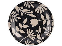 Bo-camp servies mix & match 16 stuks beige/zwart - afbeelding 4 van  6