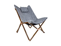 Bo-camp urban outdoor relaxstoel bloomsbury m oxford polyester grijs - afbeelding 1 van  7