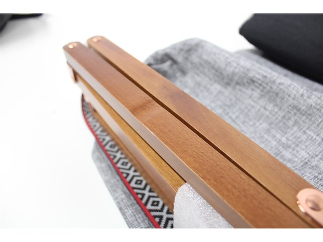 Bo-camp urban outdoor relaxstoel bloomsbury m oxford polyester grijs - afbeelding 7 van  7