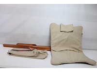 Bo-camp urban outdoor relaxstoel bloomsbury oxford beige - afbeelding 2 van  3