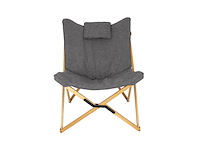 Bo-camp urban outdoor relaxstoel wembley grijs - afbeelding 2 van  6