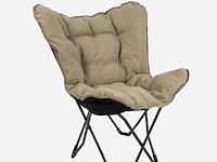 Bo-camp urban outdoor vlinderstoel grainger l nika beige