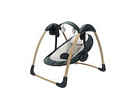 Bo jungle dolphy portable swing (0- 9kg) schommelstoel grijs - afbeelding 1 van  6