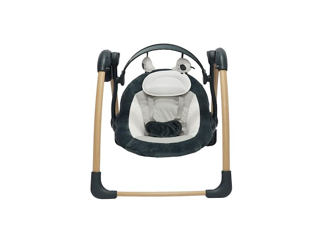 Bo jungle dolphy portable swing (0- 9kg) schommelstoel grijs - afbeelding 2 van  6
