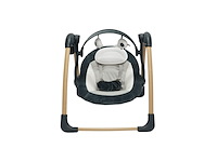 Bo jungle dolphy portable swing (0- 9kg) schommelstoel grijs - afbeelding 2 van  6