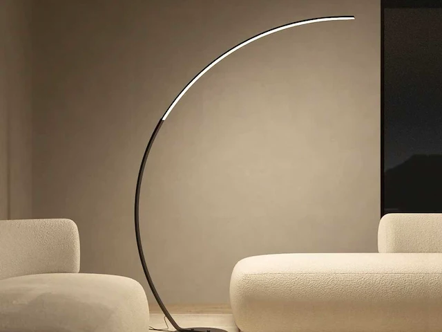 Bo led design vloer lamp zwart - afbeelding 2 van  9