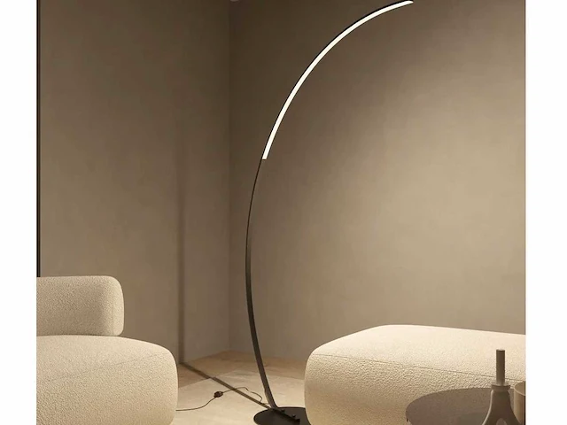 Bo led design vloer lamp zwart - afbeelding 3 van  9