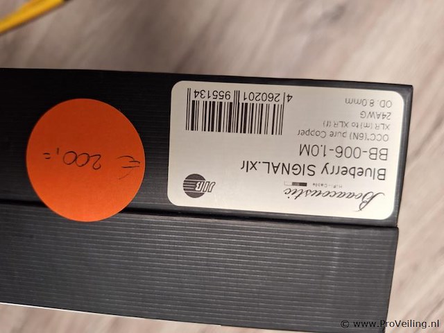 Boaacoustic blueberry signal.xlr - type bb-006-1.0m - afbeelding 3 van  3