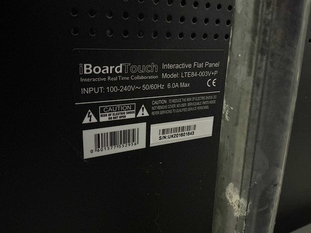 Boardtouch lte84-003v+p 84” touchboard interactive flat panel - afbeelding 6 van  10