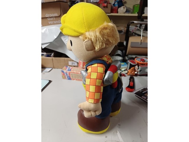 Bob de bouwer knuffel 40 cm 1x in ds x - afbeelding 3 van  7