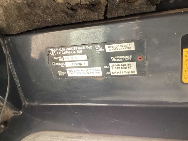 Bobcat 225 rupsgraafmachine - afbeelding 3 van  21